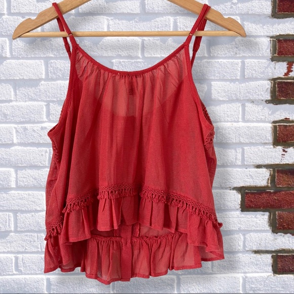 FOREVER 21 Coral Knit Embroidered Top - Picture 10 of 10